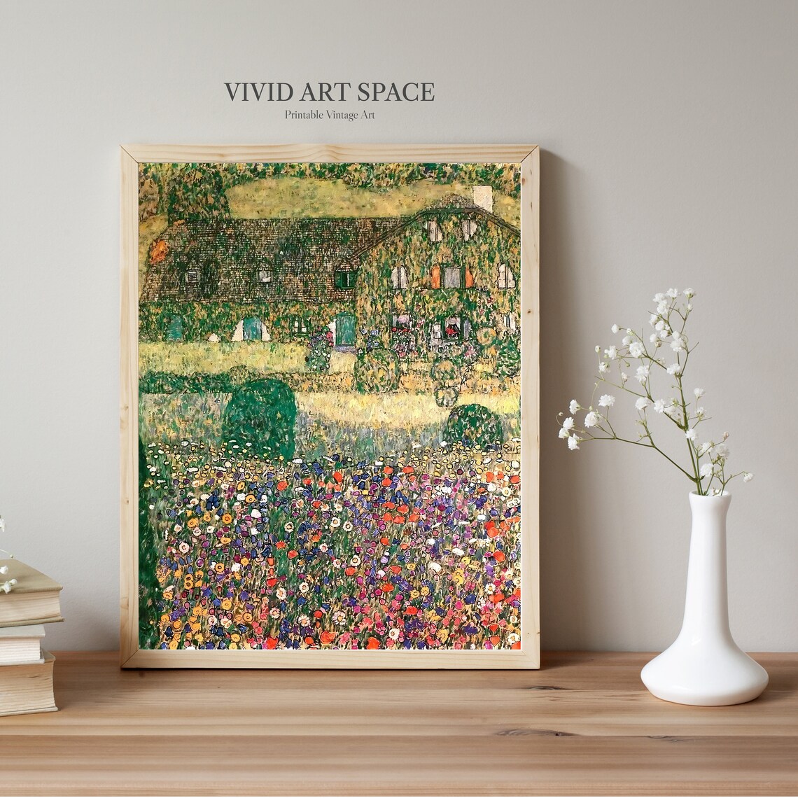 Gustav Klimt A Foresters House In Weissenbach I Art Print - Image 3