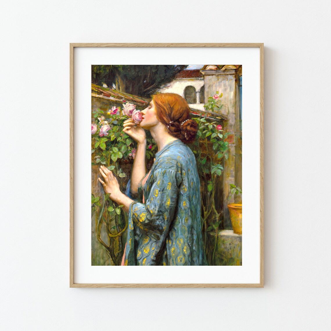 The Soul Of Rose, Pre-Raphaelite Woman Portrait Print - Image 3