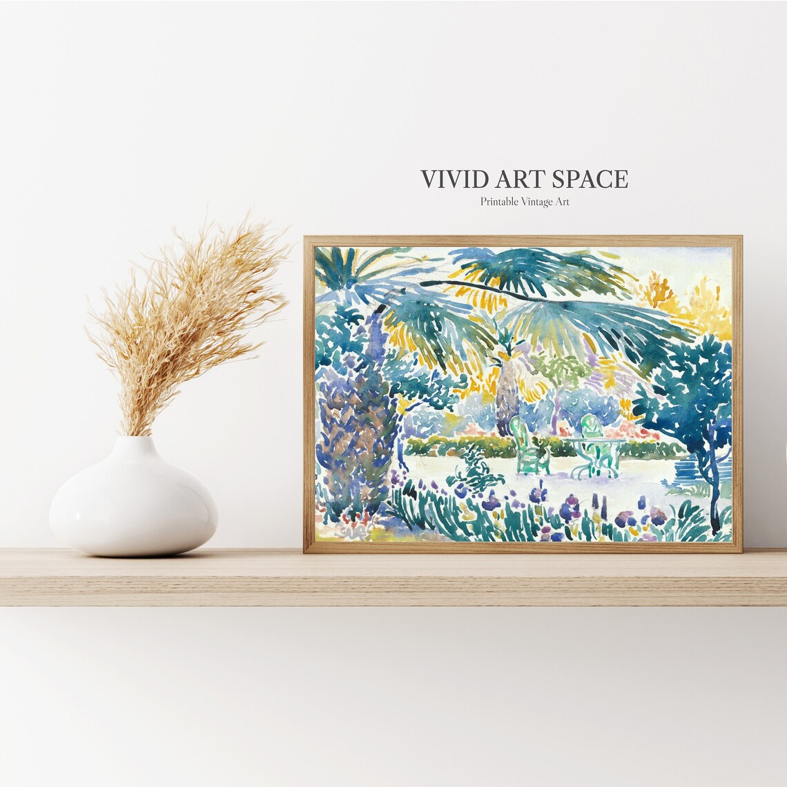 Henri Matisse Garden of the Painter Fauvism Art Print - Image 2