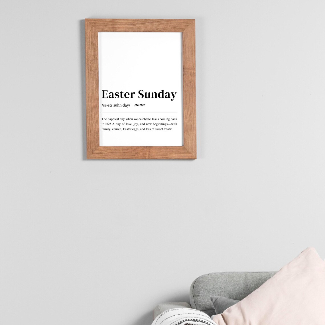 Easter Sunday Holiday Poster, Easter Quote - Image 2