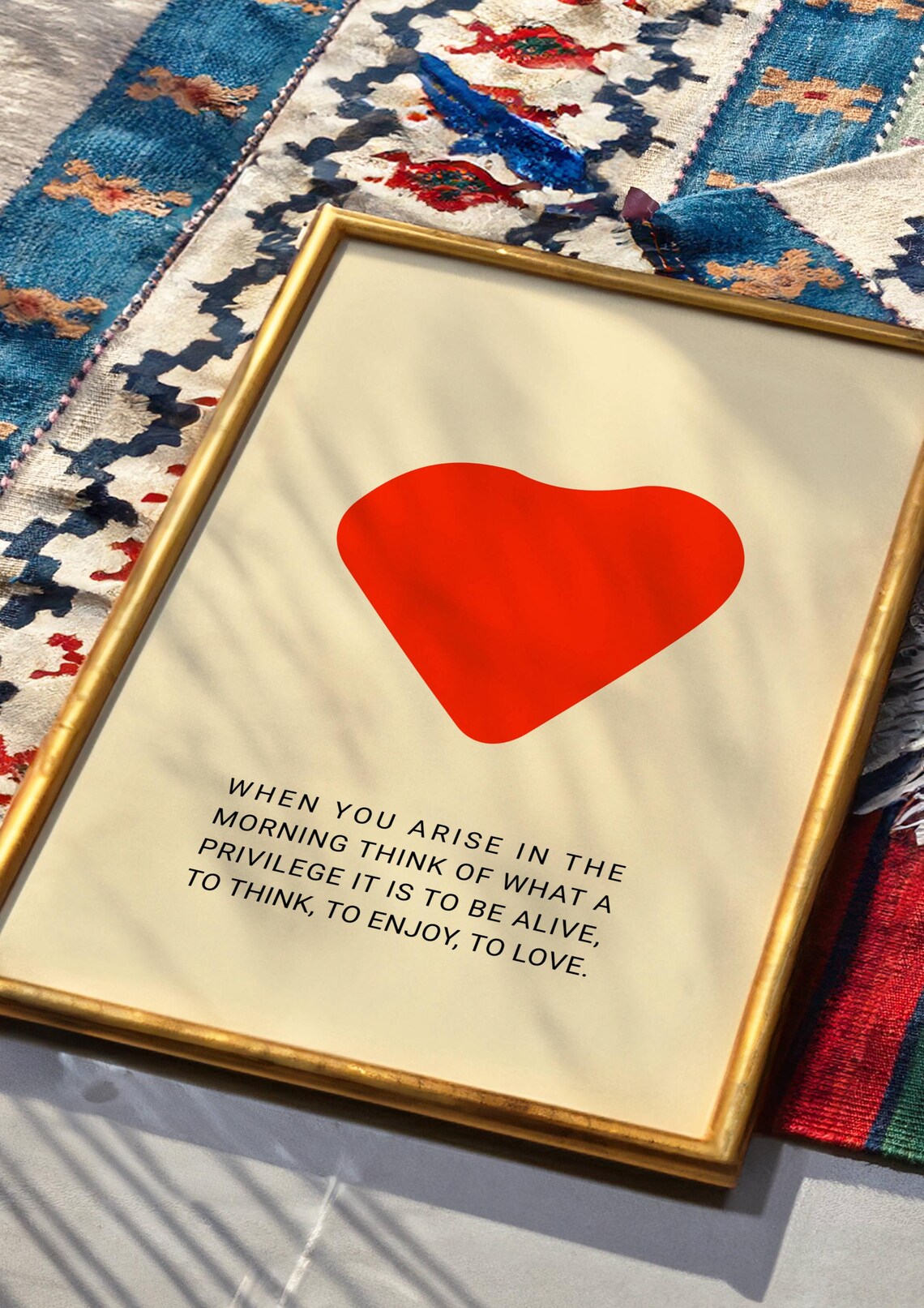 Maximalist Love Quote Poster, Modern Eclectic Wall Art - Image 4
