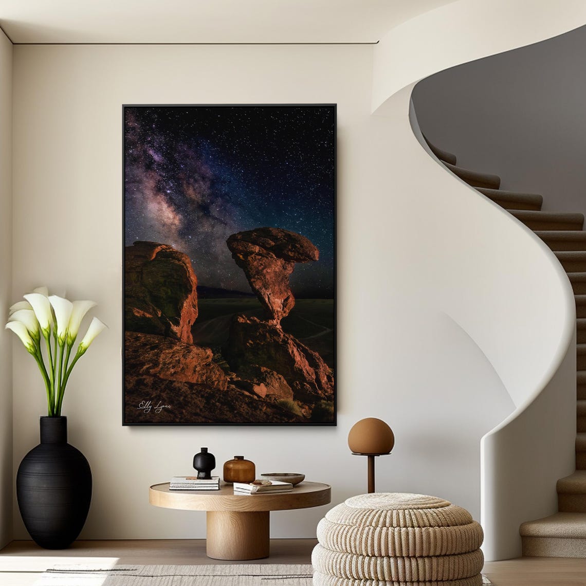 Balanced Rock Milky Way Mountains Desert Astro Photography