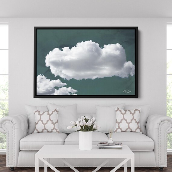 Cloud Wall Art, Minimalist Abstract Wall Decor