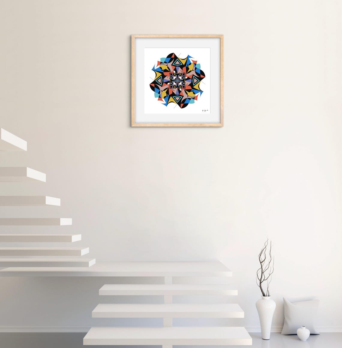 Mandala Meditation Yoga Geometric Pattern Design - Image 3