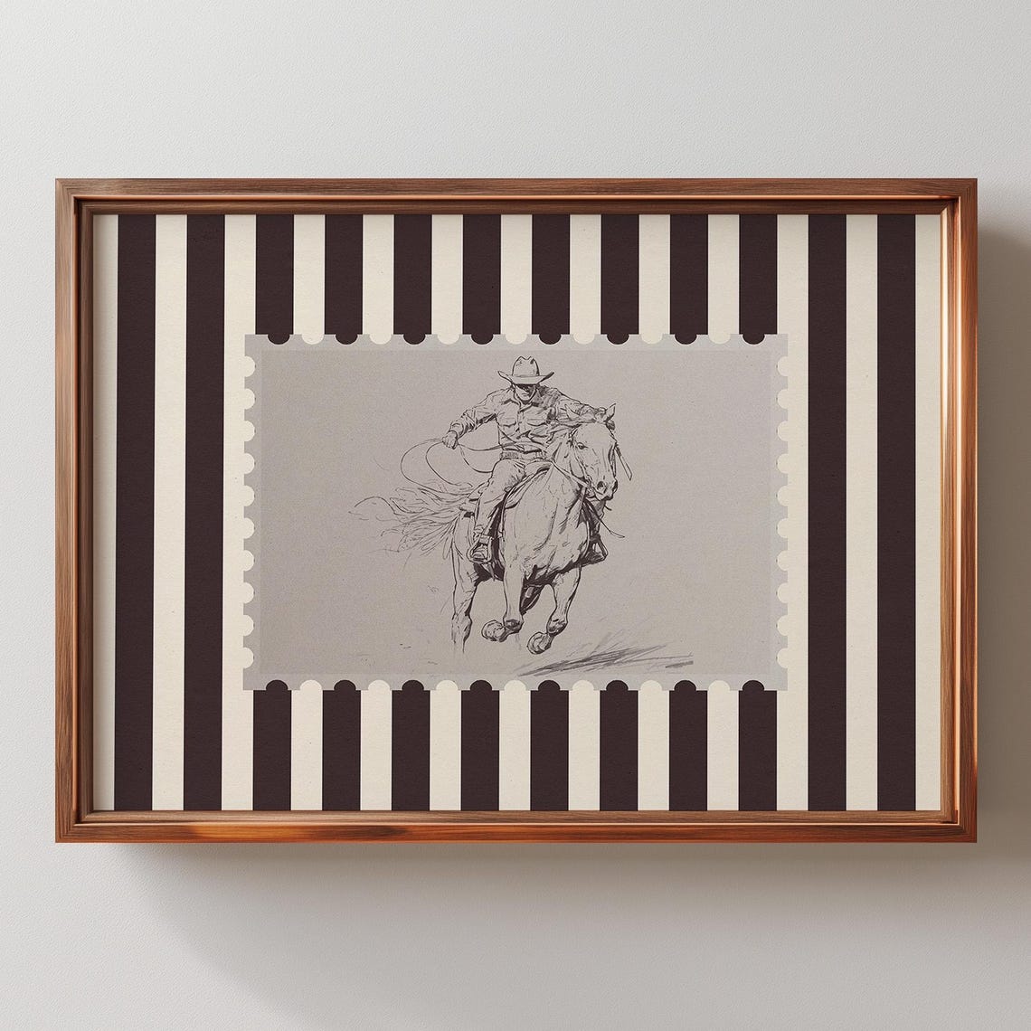 Rodeo Western Bedroom Poster Print