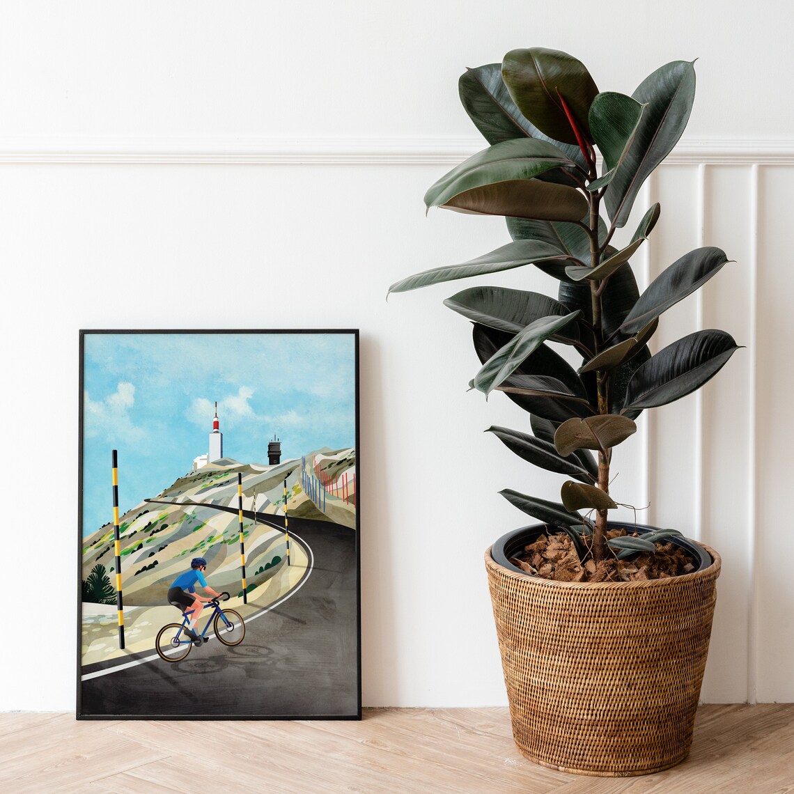 Mount Ventoux Cycling Art Print, Epic Climb - Image 2