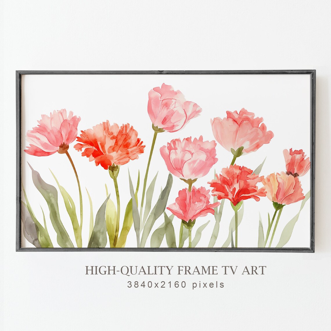 Neutral Mother's Day Watercolor Floral Art Print - Image 5