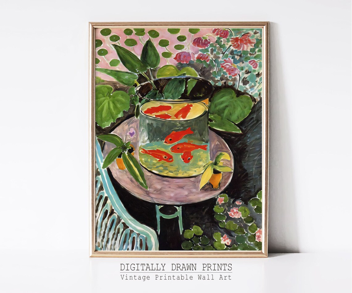 Henri Matisse Goldfish Fauvism Art Print