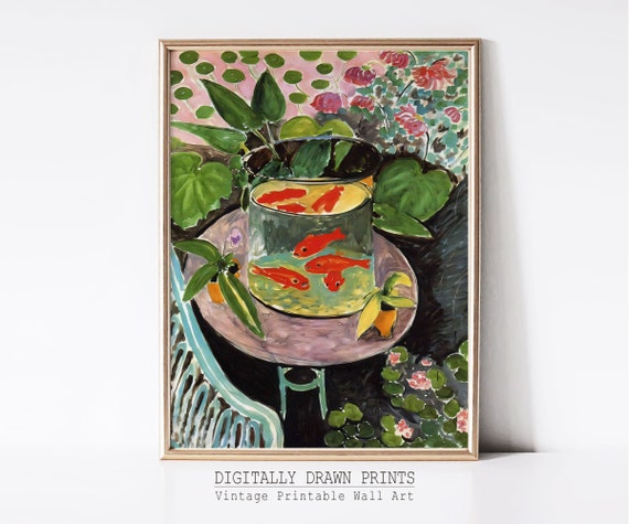 Henri Matisse Goldfish Fauvism Art Print