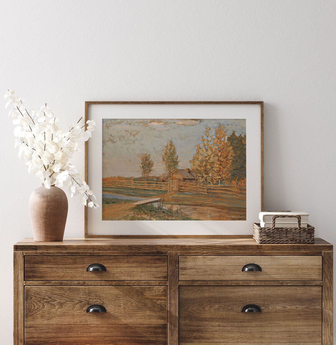 Autumn Landscape Vintage Art Print, Fall Decor - Image 2