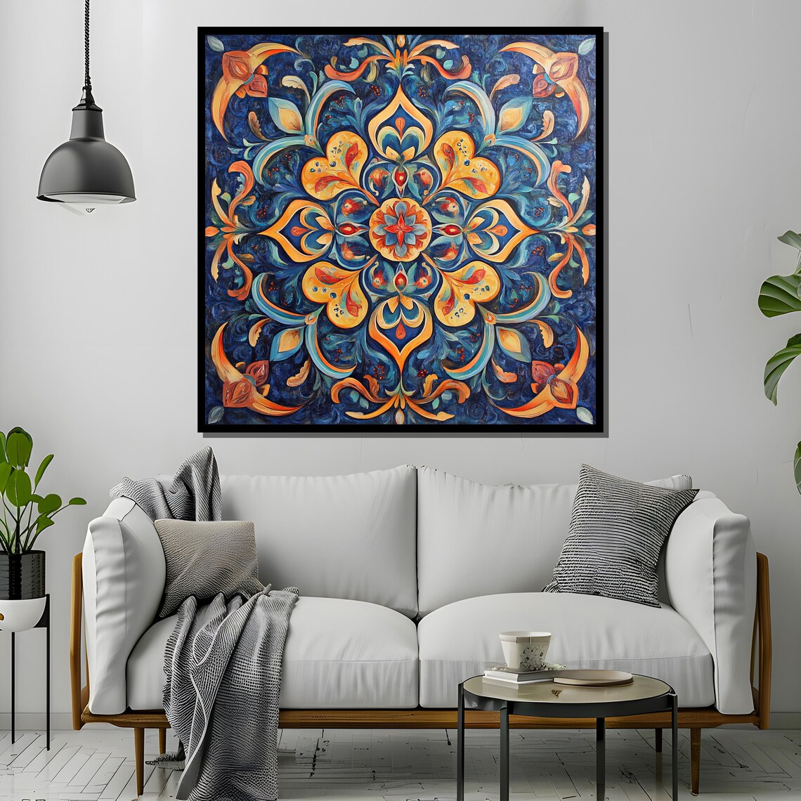 Hochuholsts Oriental Pattern Mandala, Floral Symmetry - Image 2