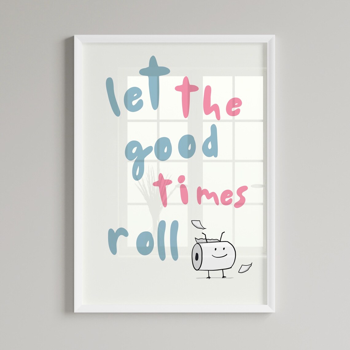 Funny Bathroom Decor Poster, Cute Wall Art - Image 2