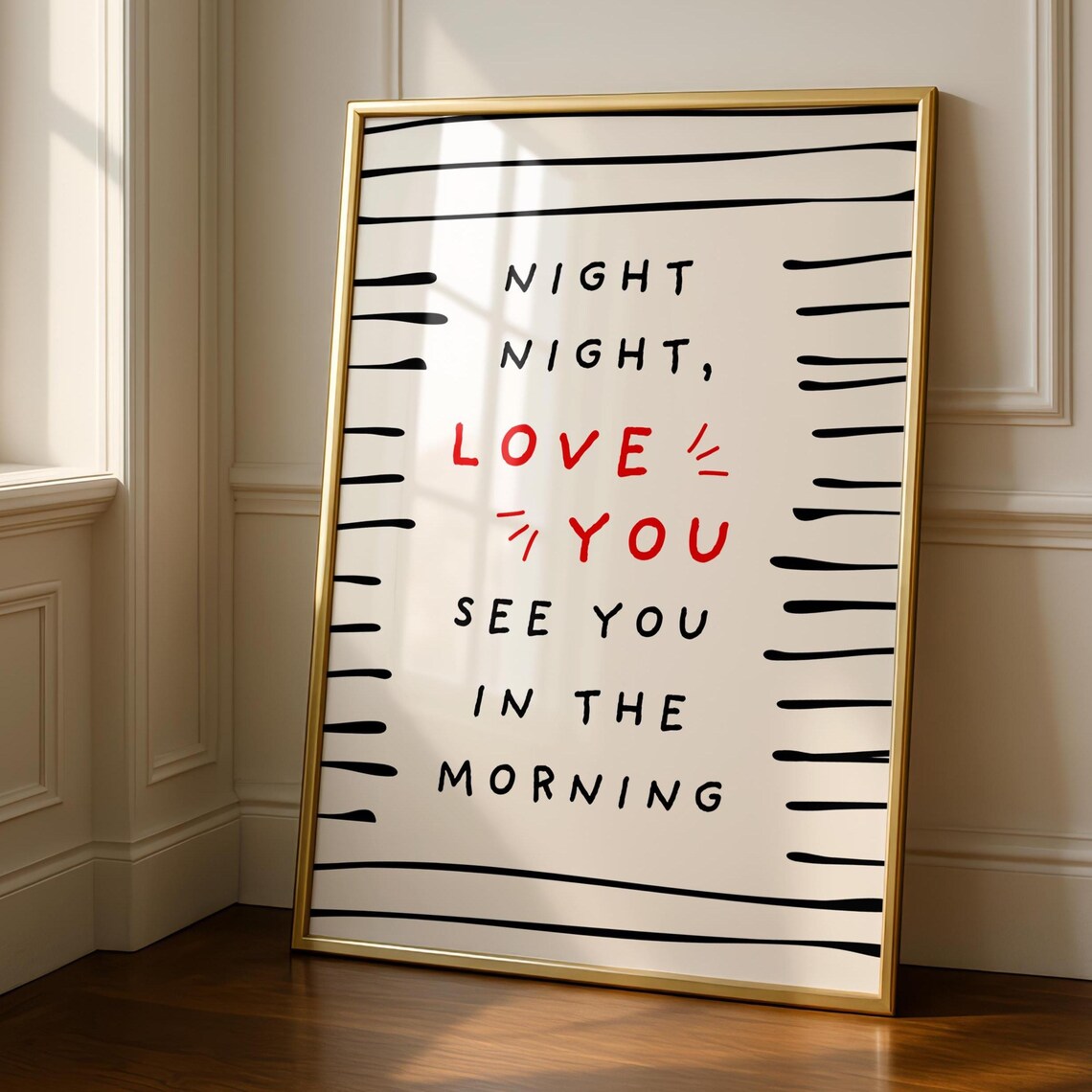 See You In The Morning Funny Bedroom Art Print