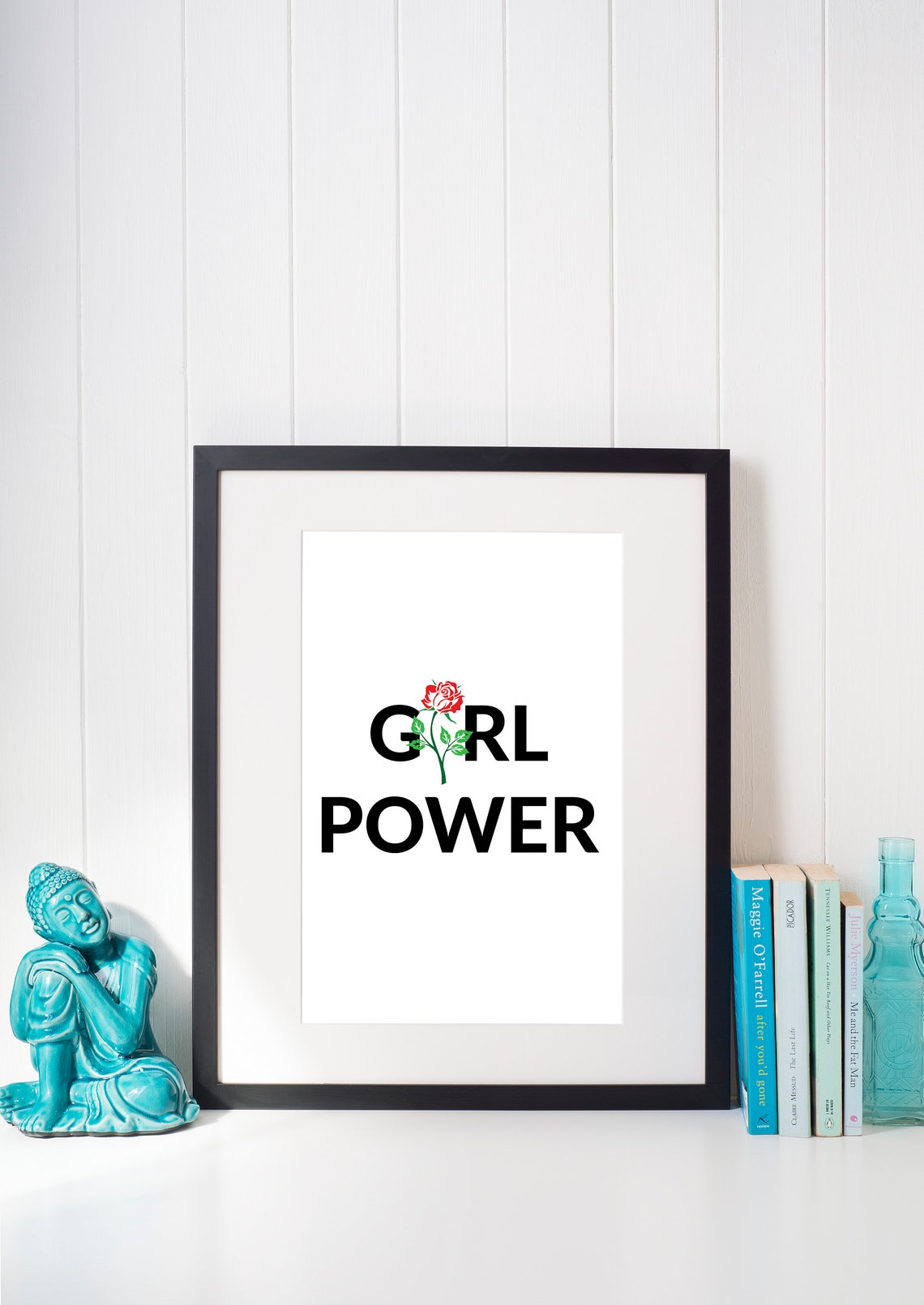 Feminist Poster Resist Anti Trump Print Grl Pwr Women Rights Print Feminist Art Feminist Gift Girl Power Empowerment Gifts - Image 2