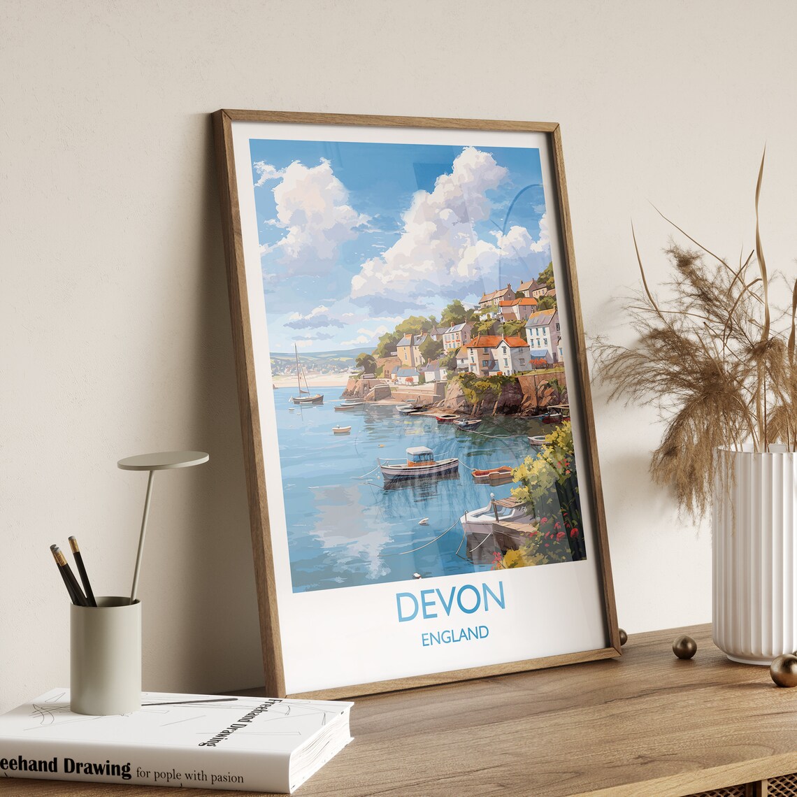 Devon Travel Poster, England Travel Art Print - Image 2