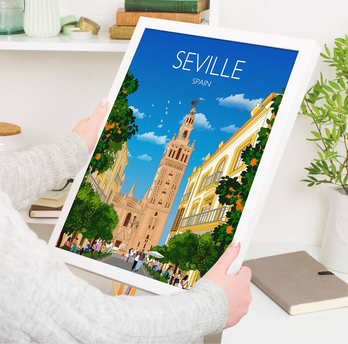 Seville Travel Poster, Spain Travel Poster Art Print - Image 5
