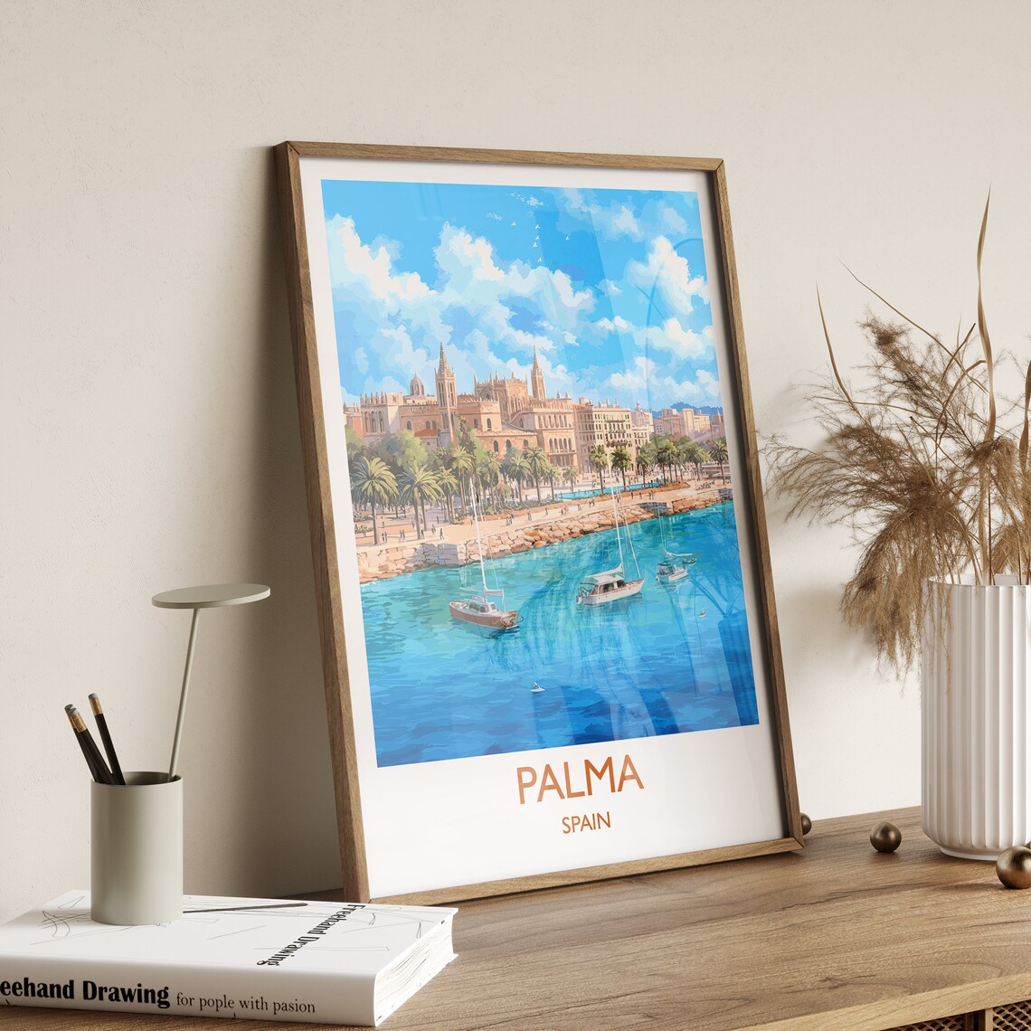 Palma, Spain Travel Poster, Palma Art Print - Image 3