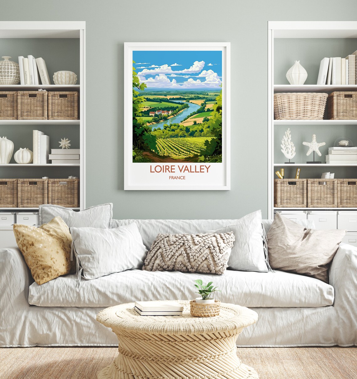 Loire Valley Travel Poster, France Wine Region - Image 4
