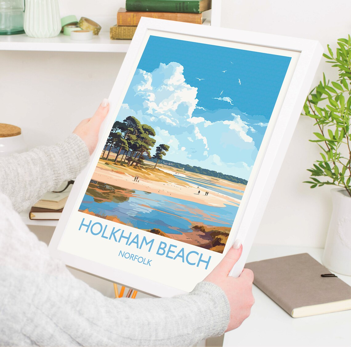 Holkham Beach Norfolk Gift Wall Art Print - Image 5