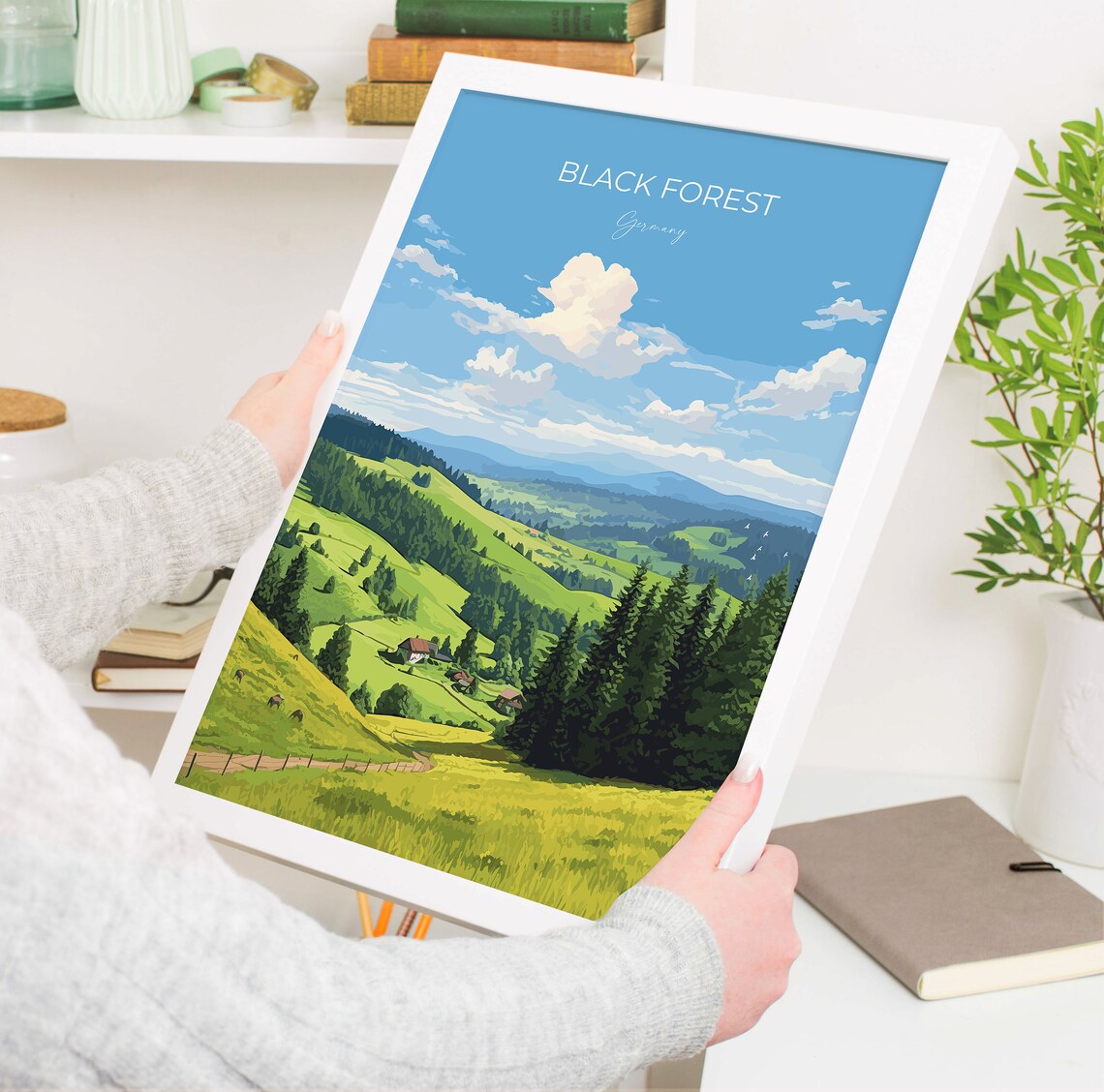 Black Forest Travel Poster, Germany Wall Art Print - Image 5
