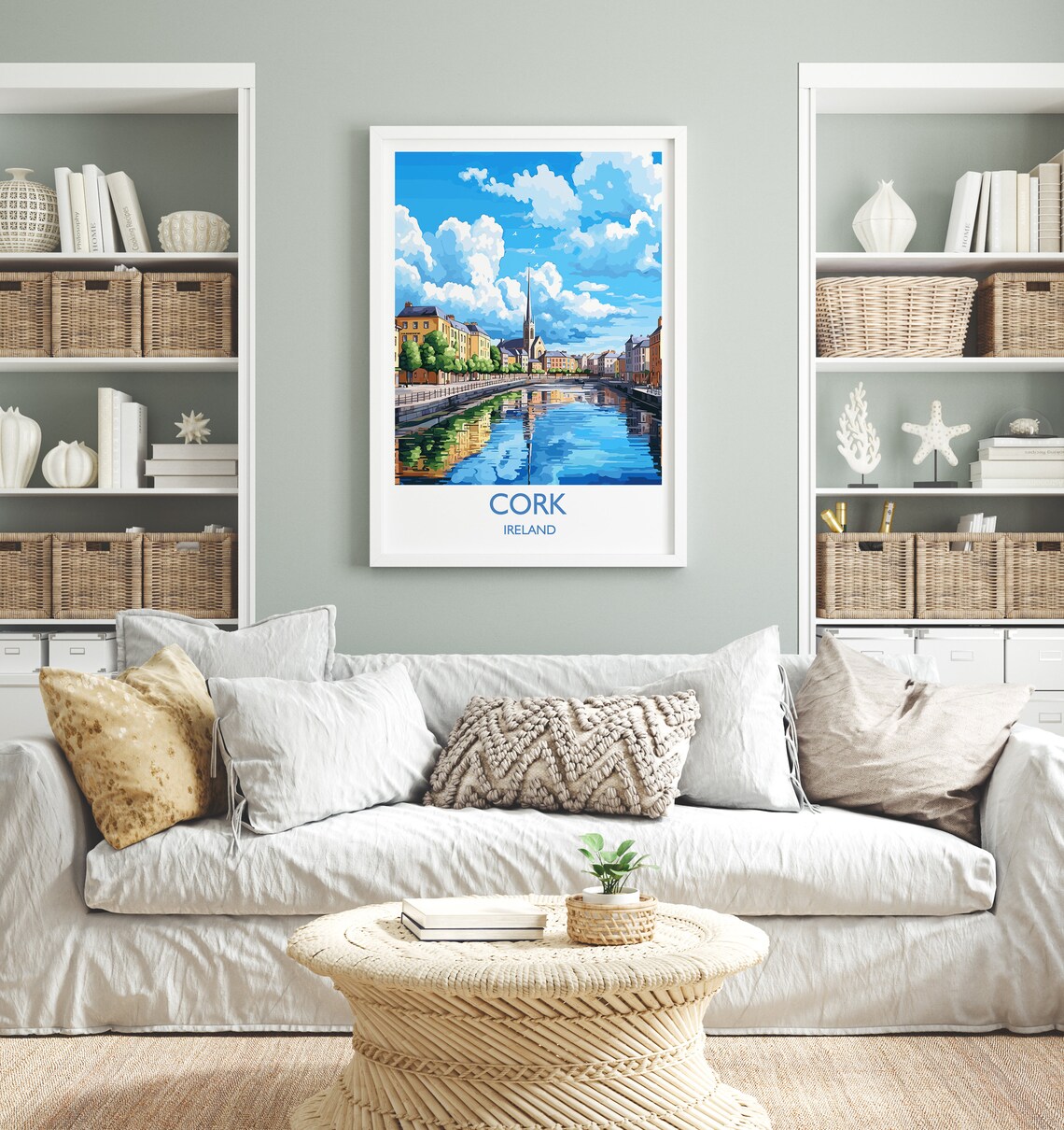 Cork Ireland Travel Poster, Europe Wall Art Print - Image 4