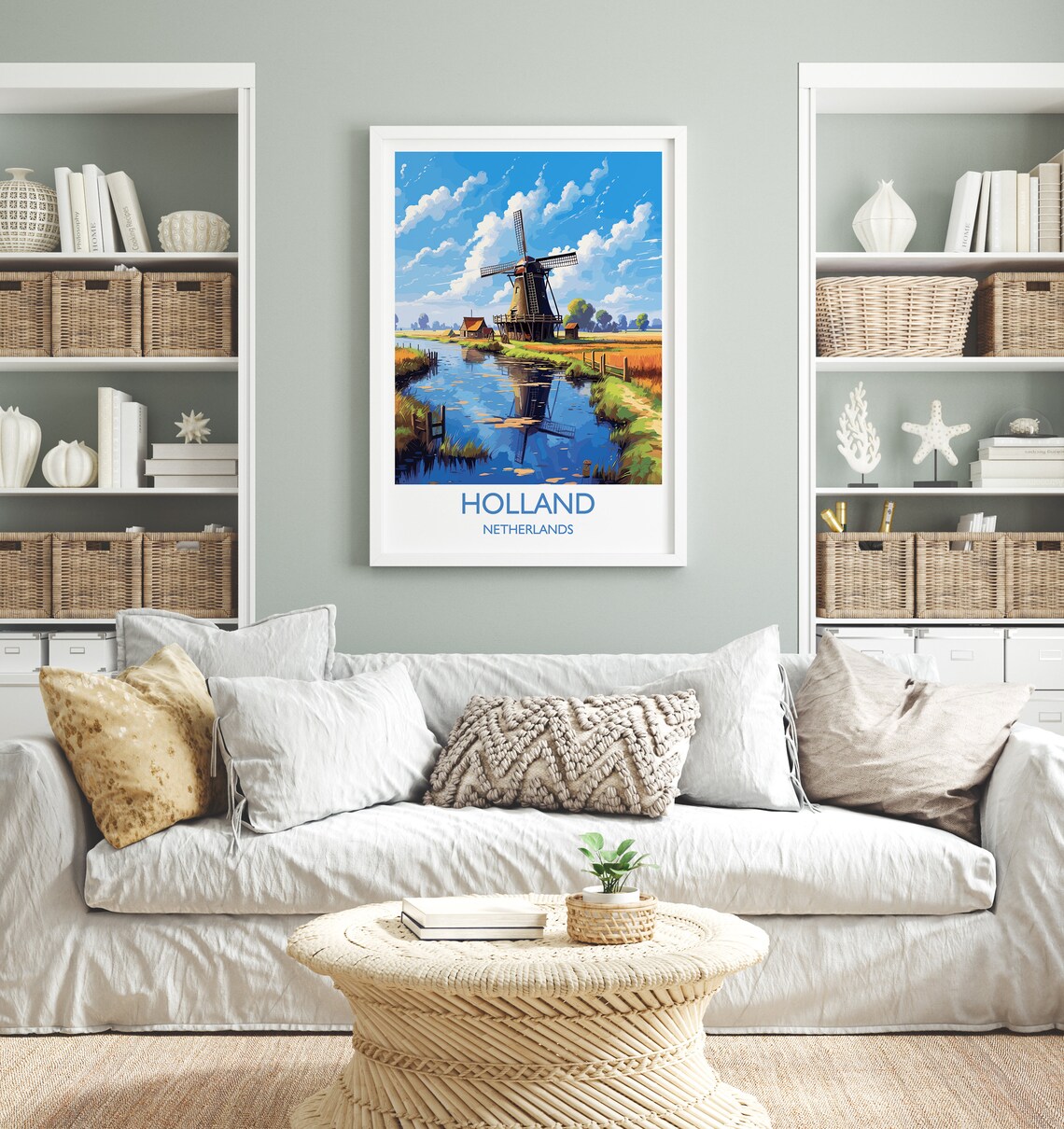 Holland Travel Poster, Netherlands Travel Poster - Image 4