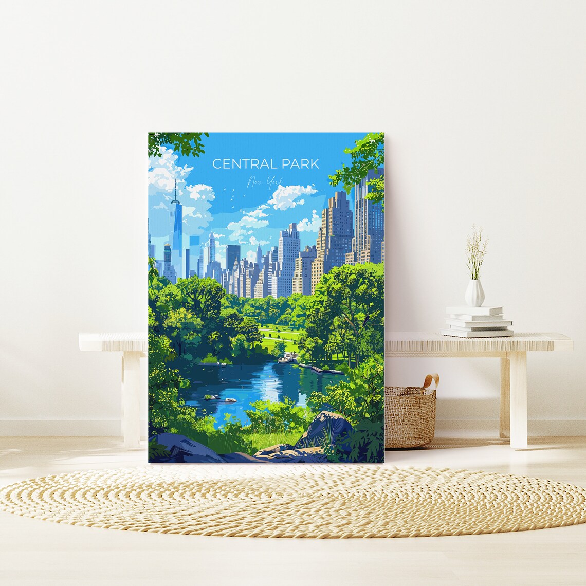 Central Park New York Travel Poster, USA Travel - Image 2