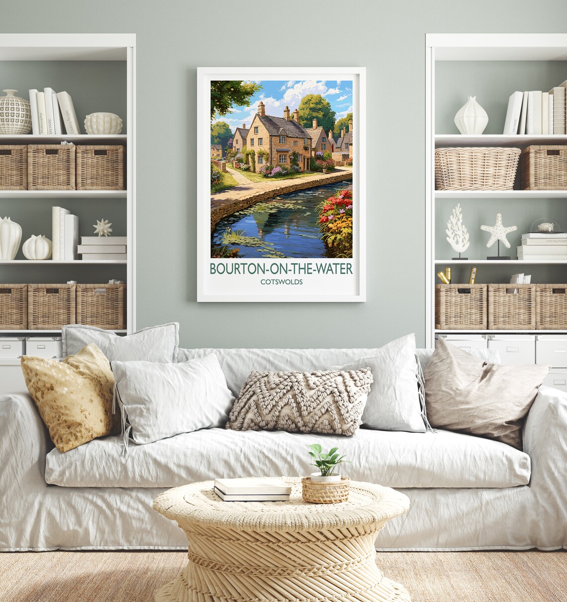 Bourton On The Water Travel Poster, Cotswolds England - Image 4