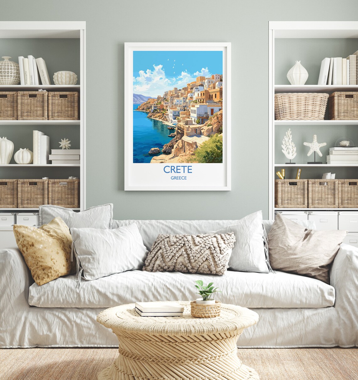 Crete Travel Poster, Greece Island Art Print - Image 4