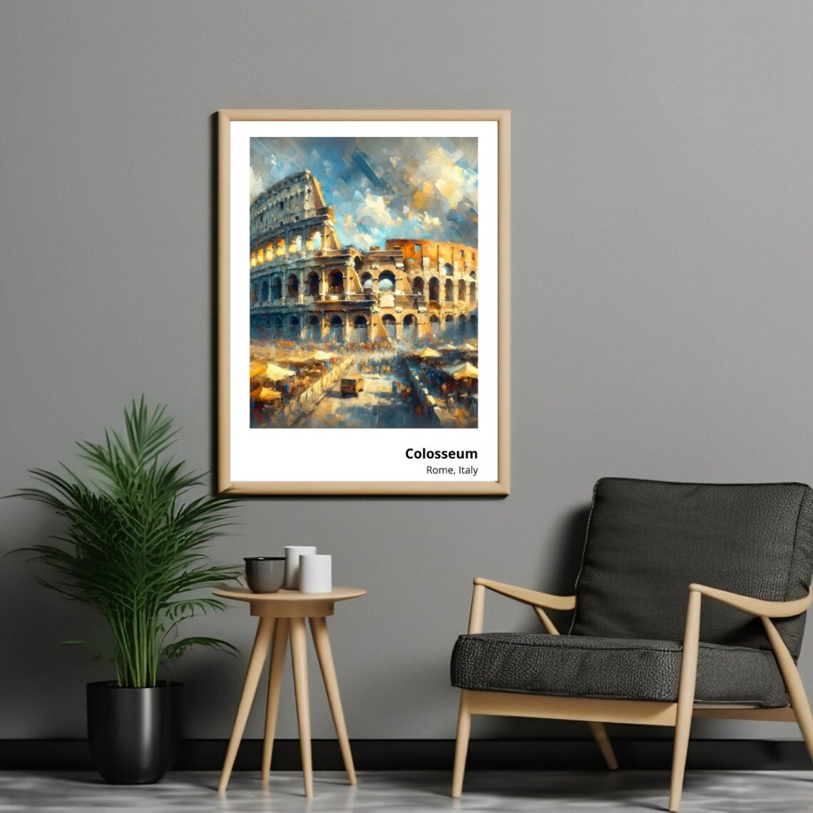 Colosseum Rome Italy Ancient Amphitheater Historic Art Poster - Image 5
