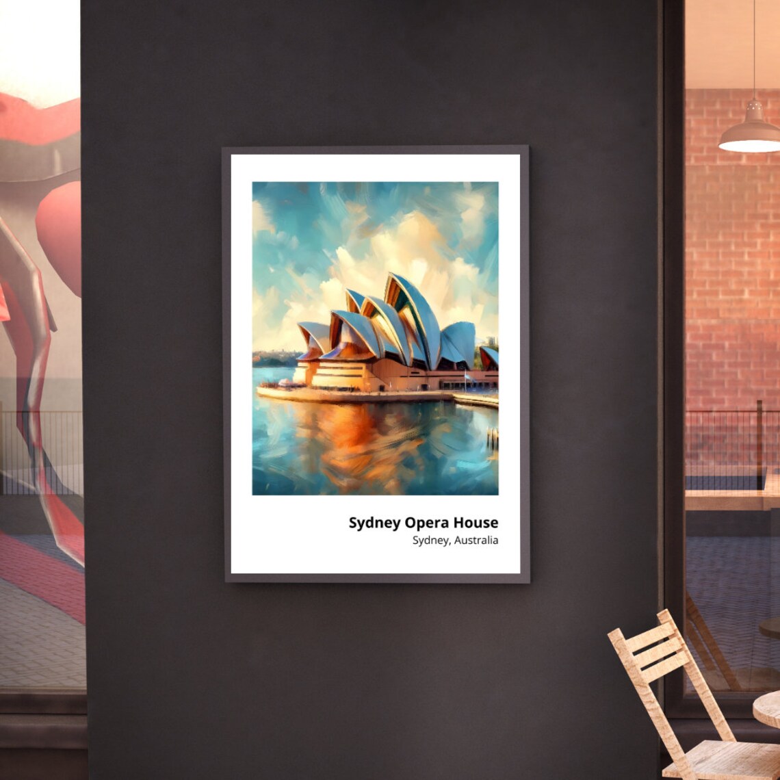 Sydney Opera House Australia Iconic Sails Harbor Reflection Art Poster - Image 3
