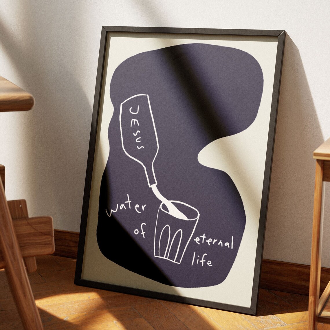 Water Of Eternal Life Christian Scripture Art Print - Image 3