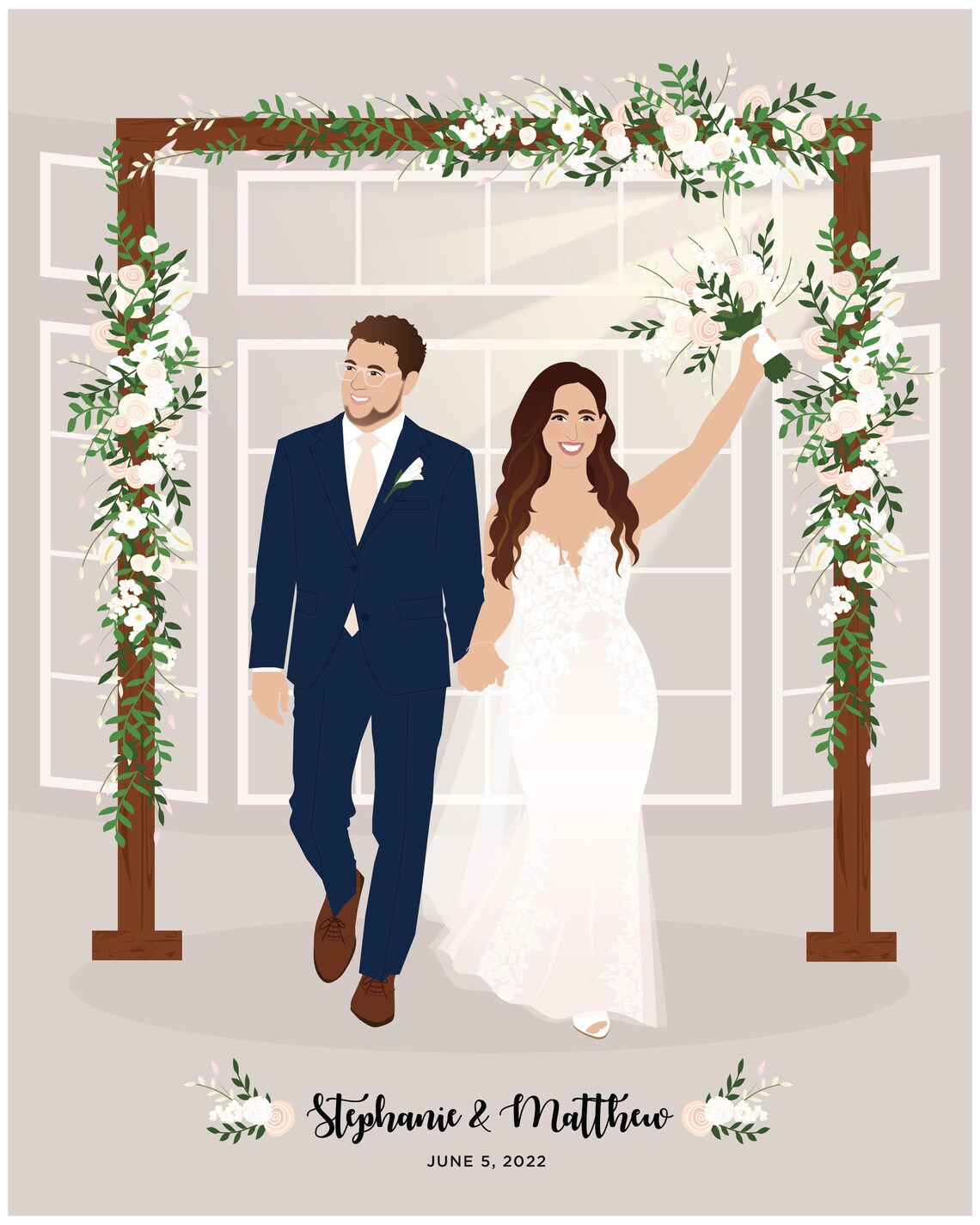 Wedding First Dance Anniversary Portrait - Image 2