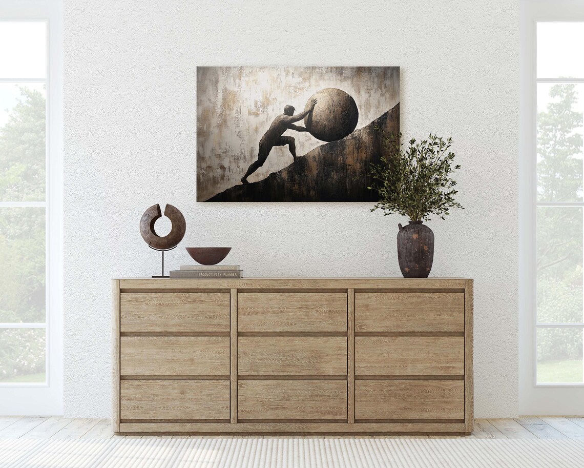 Sisyphus - Mythology Art - Image 2