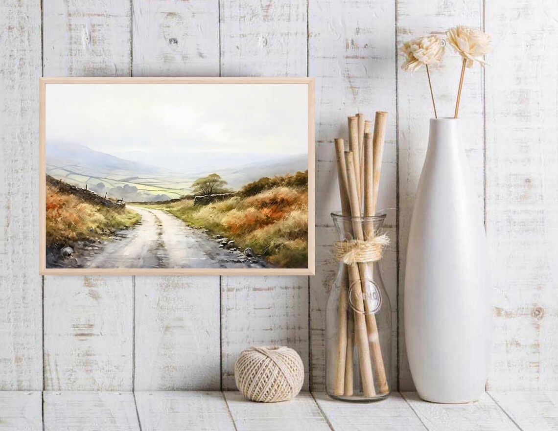 Ring Of Kerry Watercolor Print, Ireland Landscape - Image 2