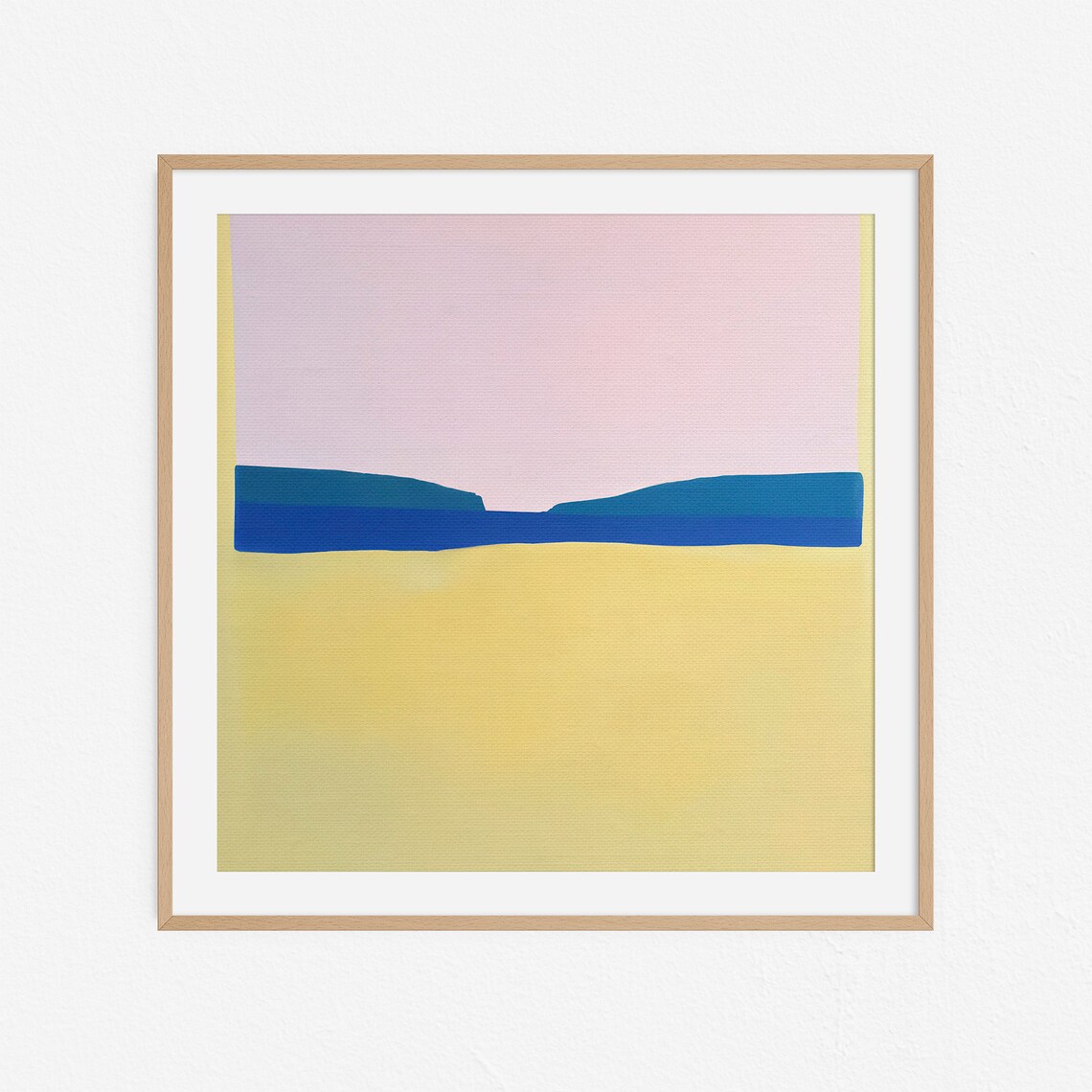 Landscape Painting Series No11, Minimal Abstract Artwork