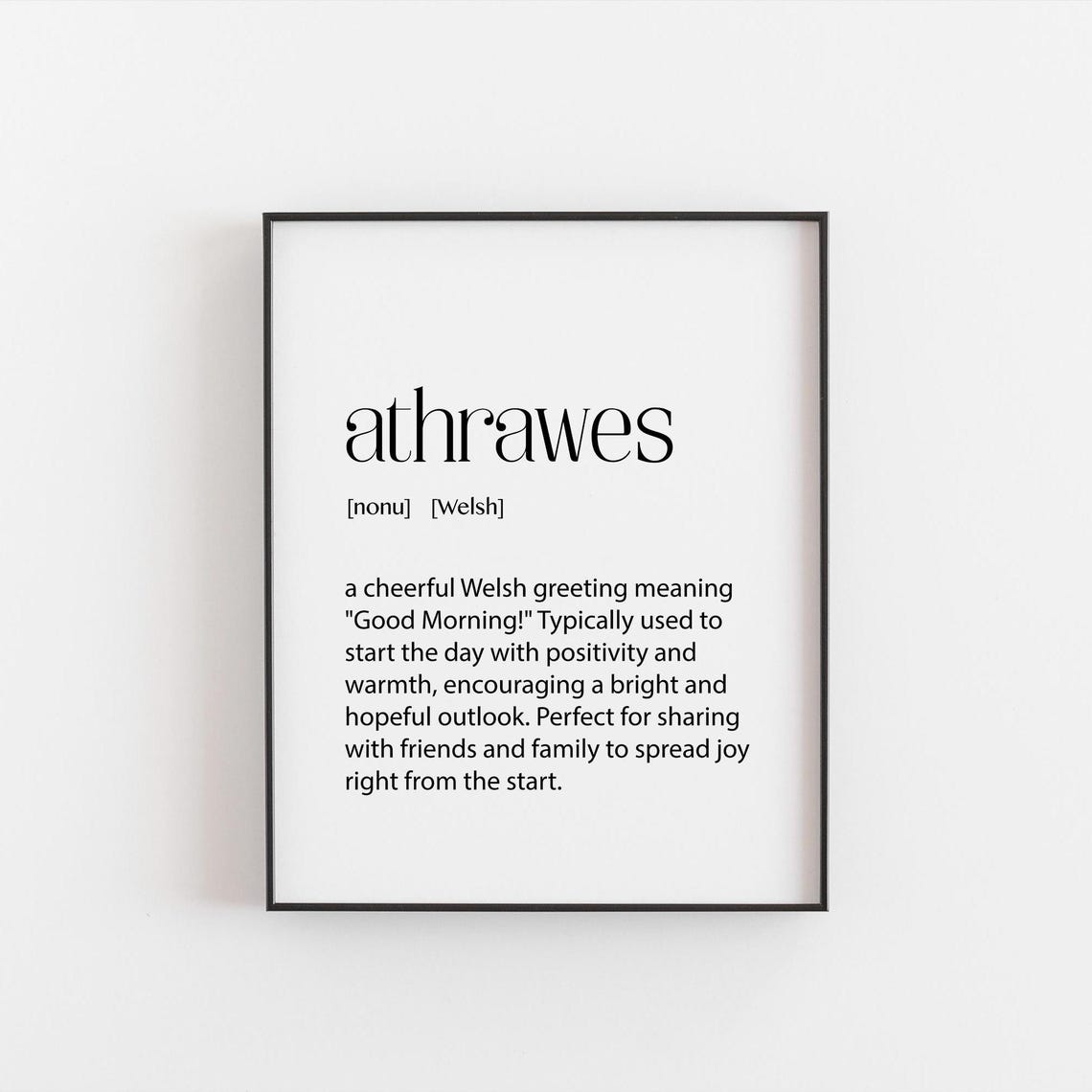 Athrawes Welsh Female Teacher Definition Appreciation Poster - Image 4