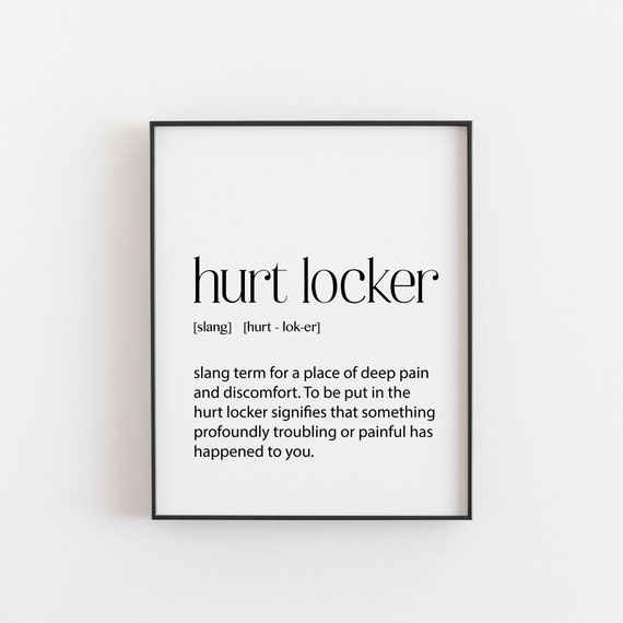 Hurt Locker Poster, Military Christmas Gift