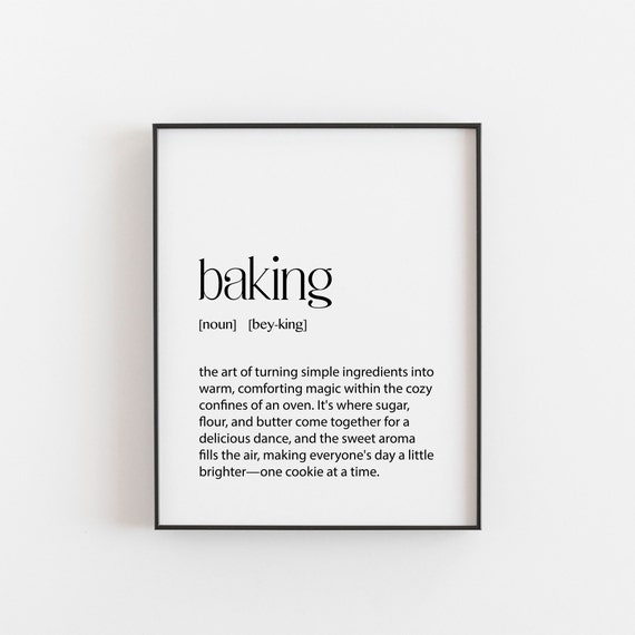 Baking Gifts Baker Mom Christmas Quote Art Print