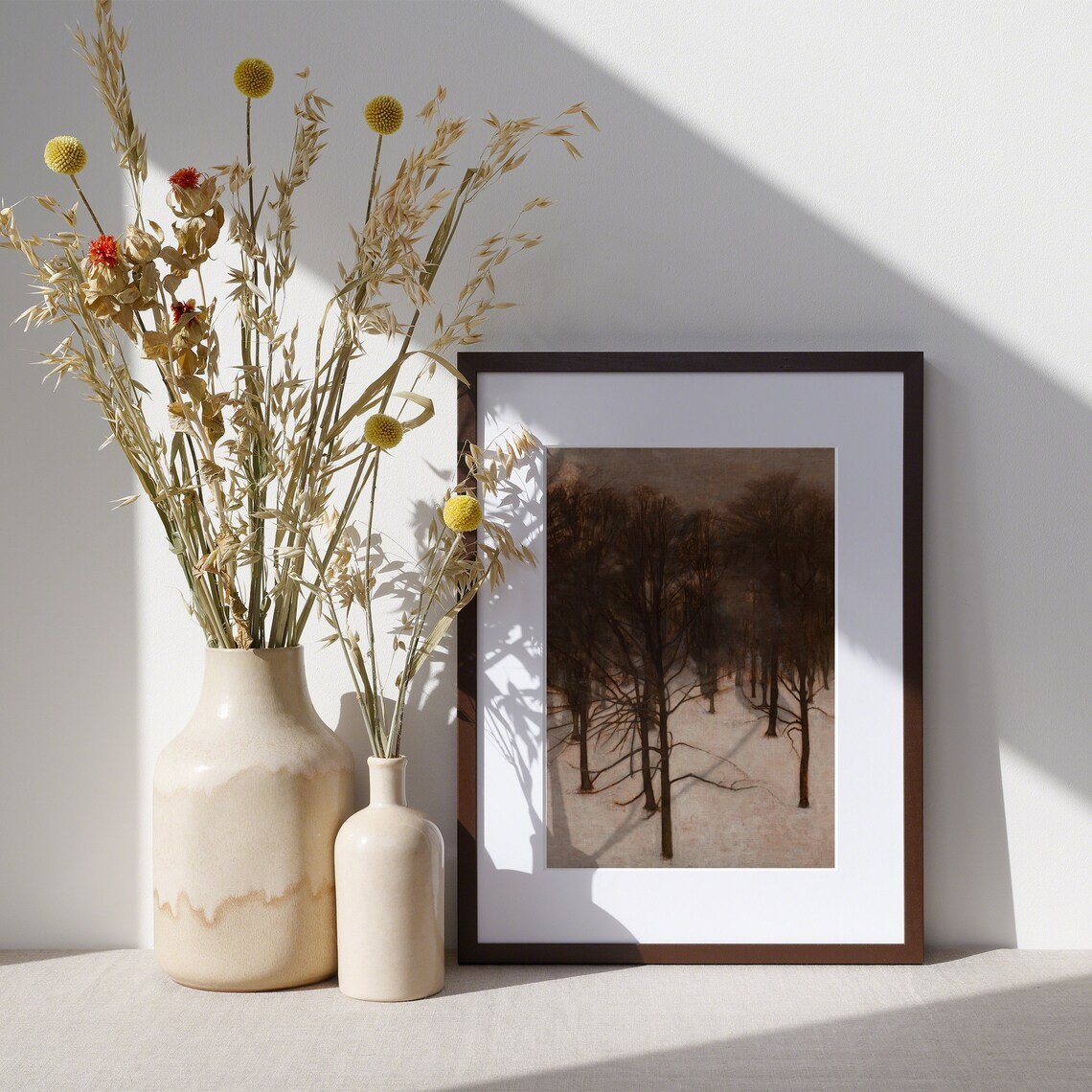 Sondermarken Park In Winter, Classic Art Print - Image 2