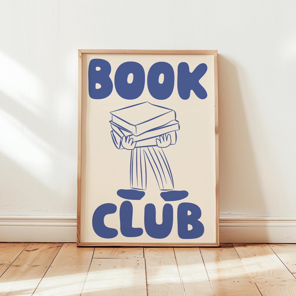 Book Wall Art Print, Funny Reading Illustration - Image 4