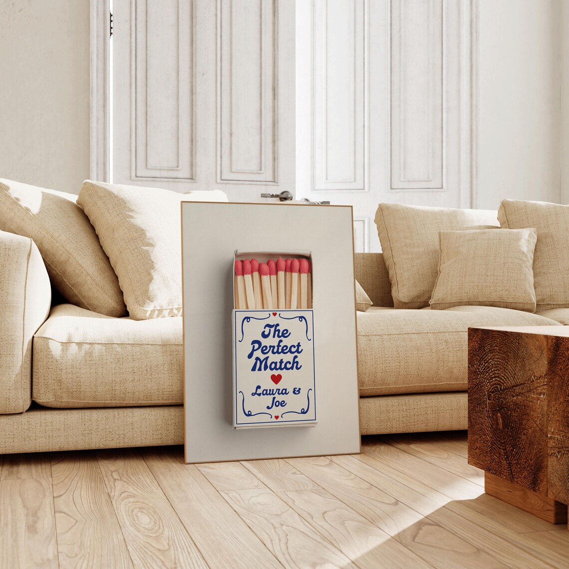 Personalized Gift For Couple Custom Matchbox Poster - Image 4