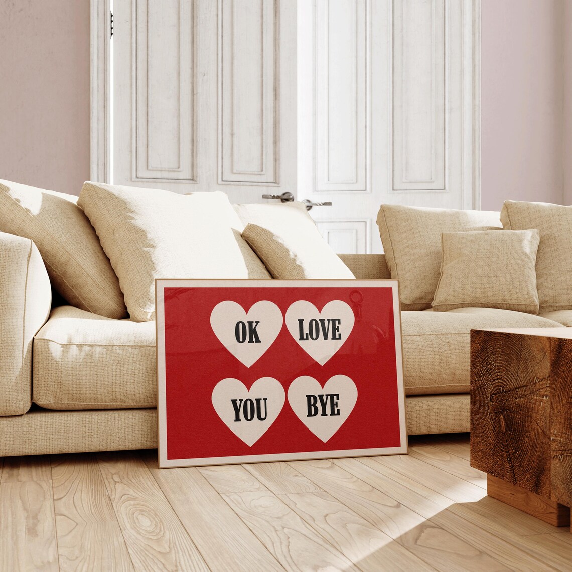 Ok Love You Bye Vintage Valentines Day Gift - Image 3