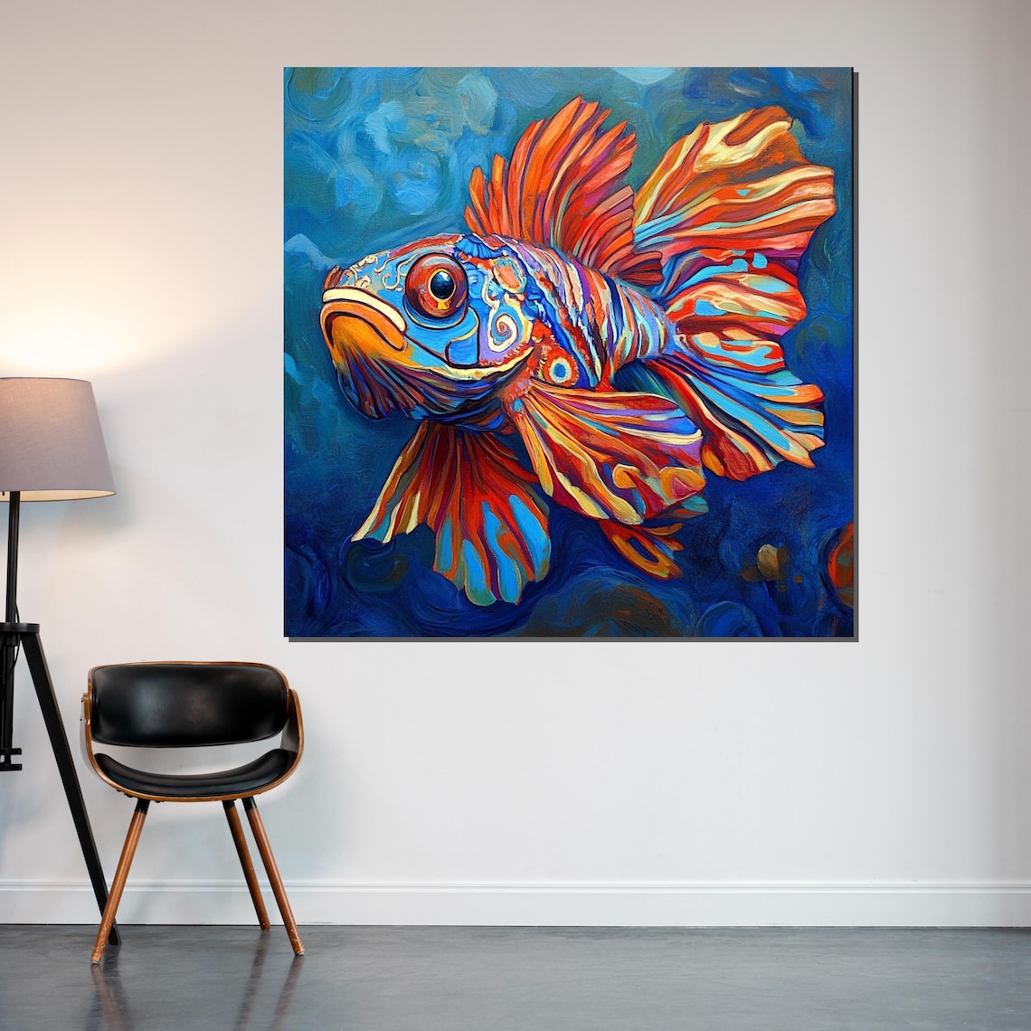 Colorful Fish Sea Life Art Print, Ocean Decor - Image 2