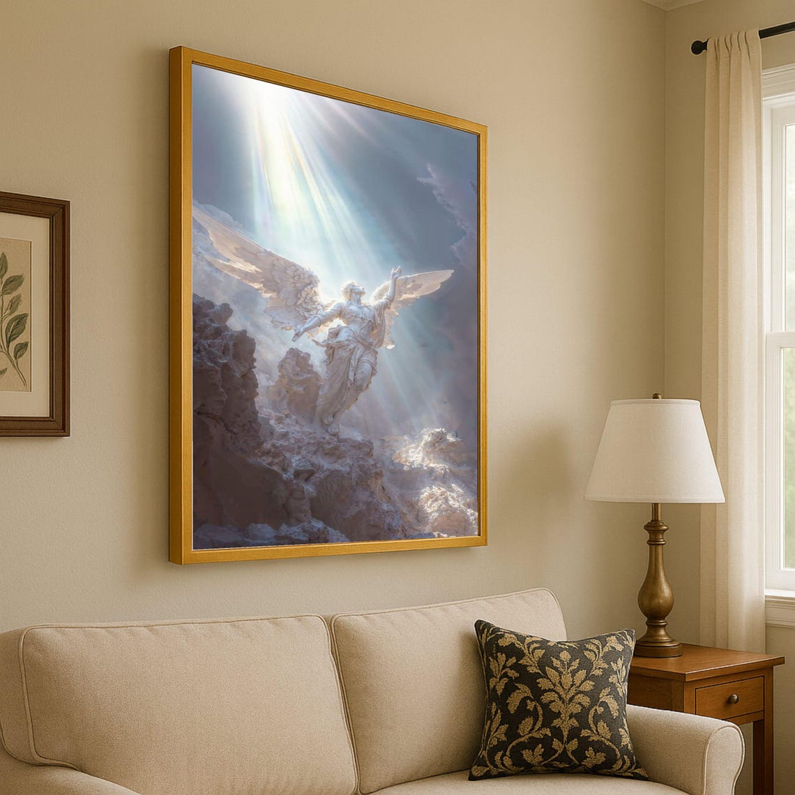 Heavenly Angel Spiritual Wall Art Print