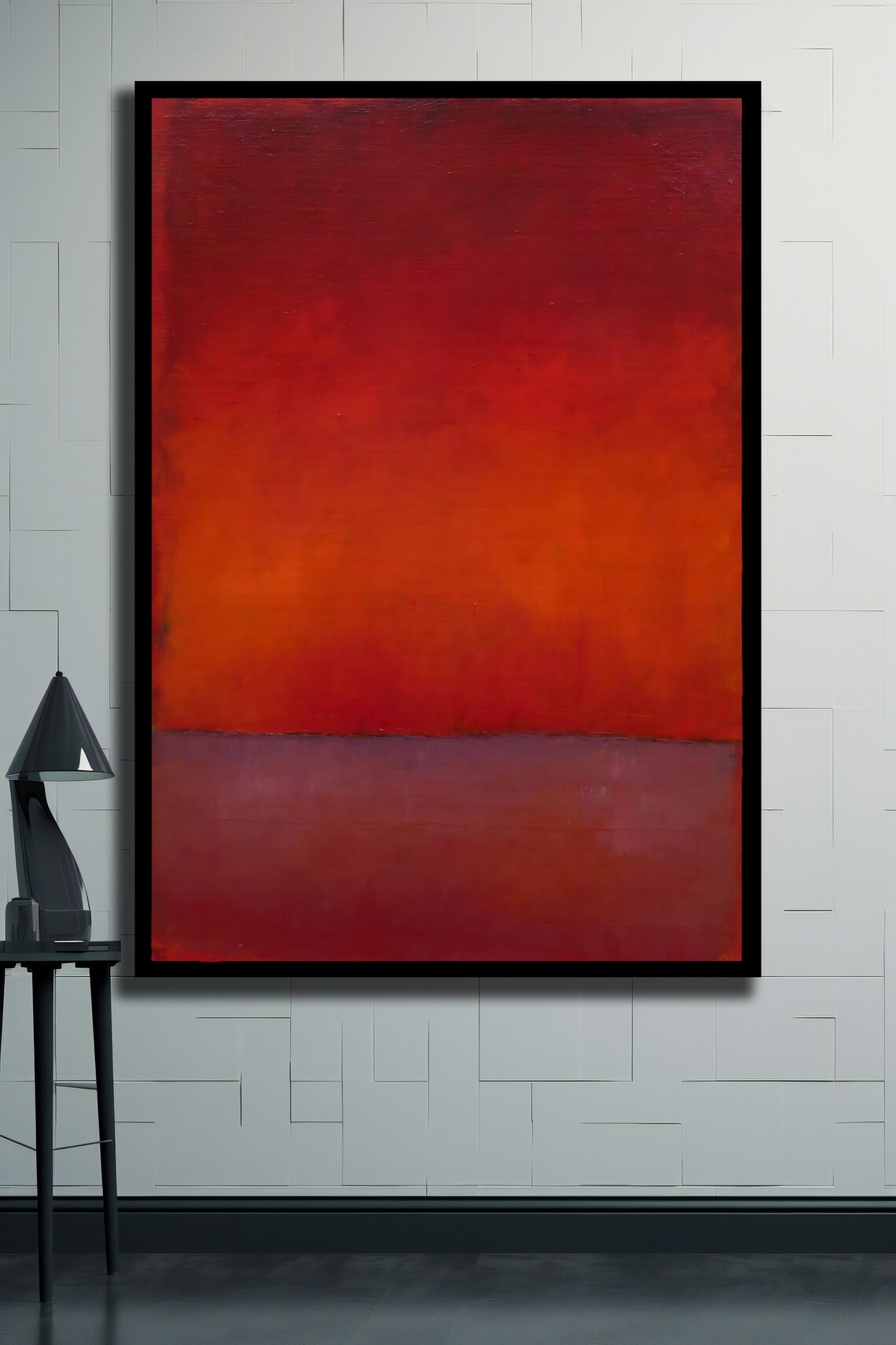 Mark Rothko Red Wall Art Abstract Print Ready To Hang Decor Modern Abstract Art Unique Gift For Art Lovers - Image 2