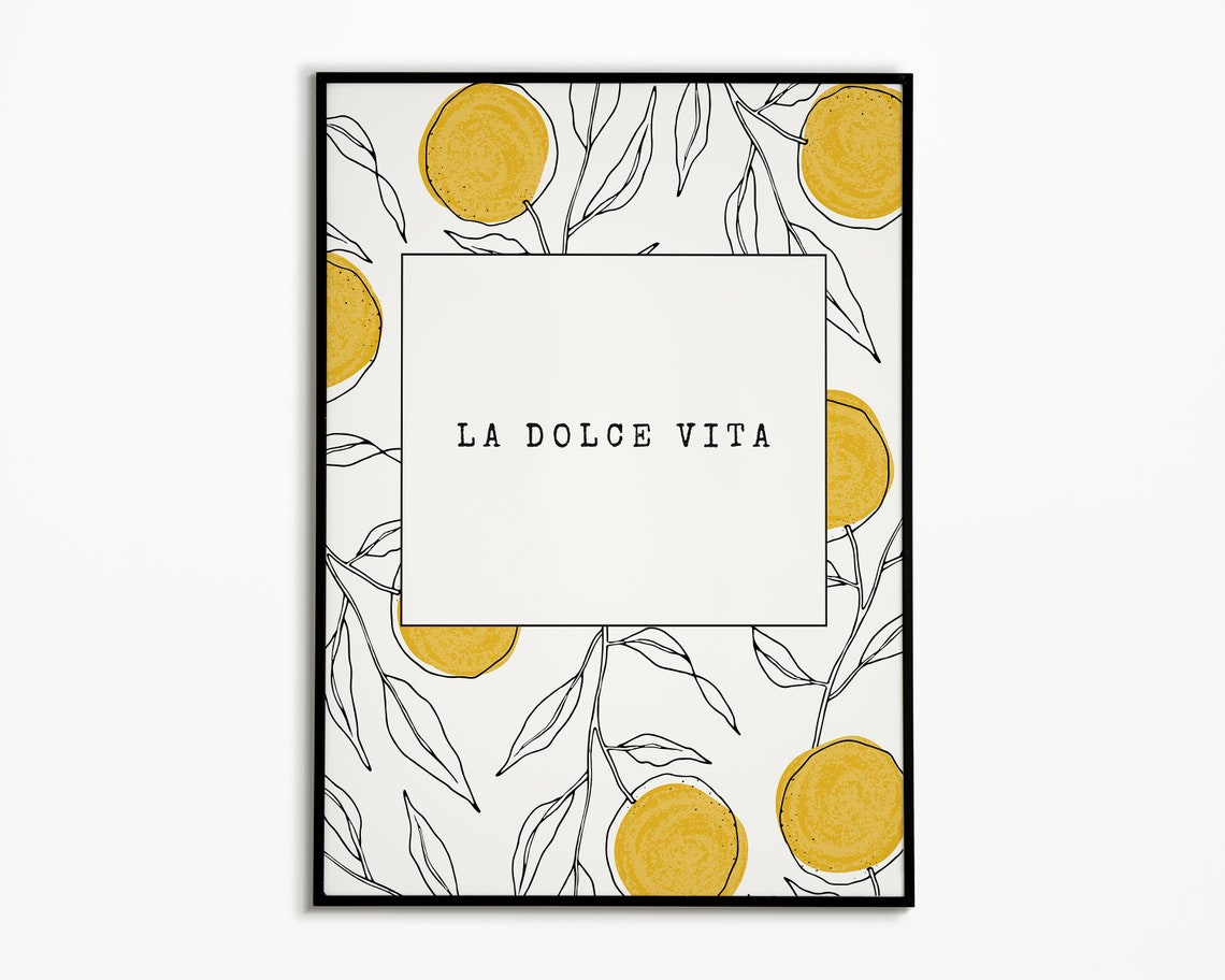 La Dolce Vita Italian Wall Art, Minimalist Art Print - Image 2