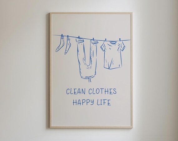 Laundry Room Poster Funny Laundry Print Laundry Room Decor Laundromat Poster Laundry Room Art Prints Laundry Sign