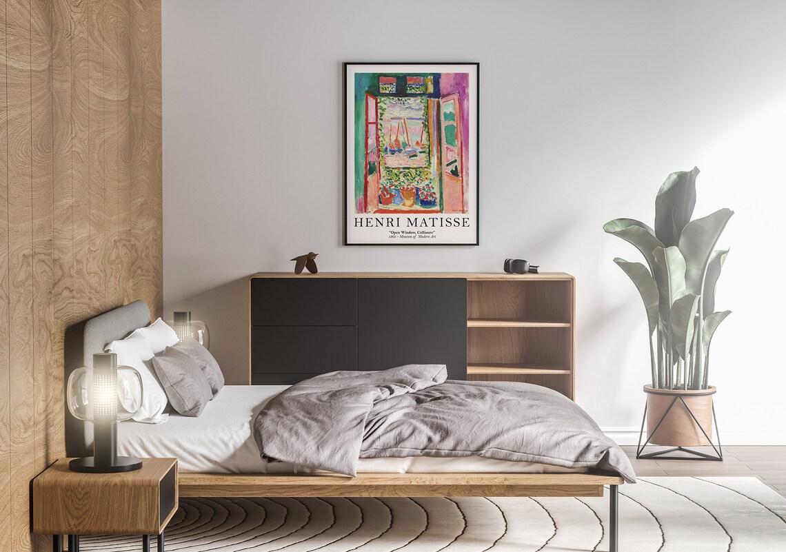 Matisse Open Window Collioure Vintage Art Poster - Image 5