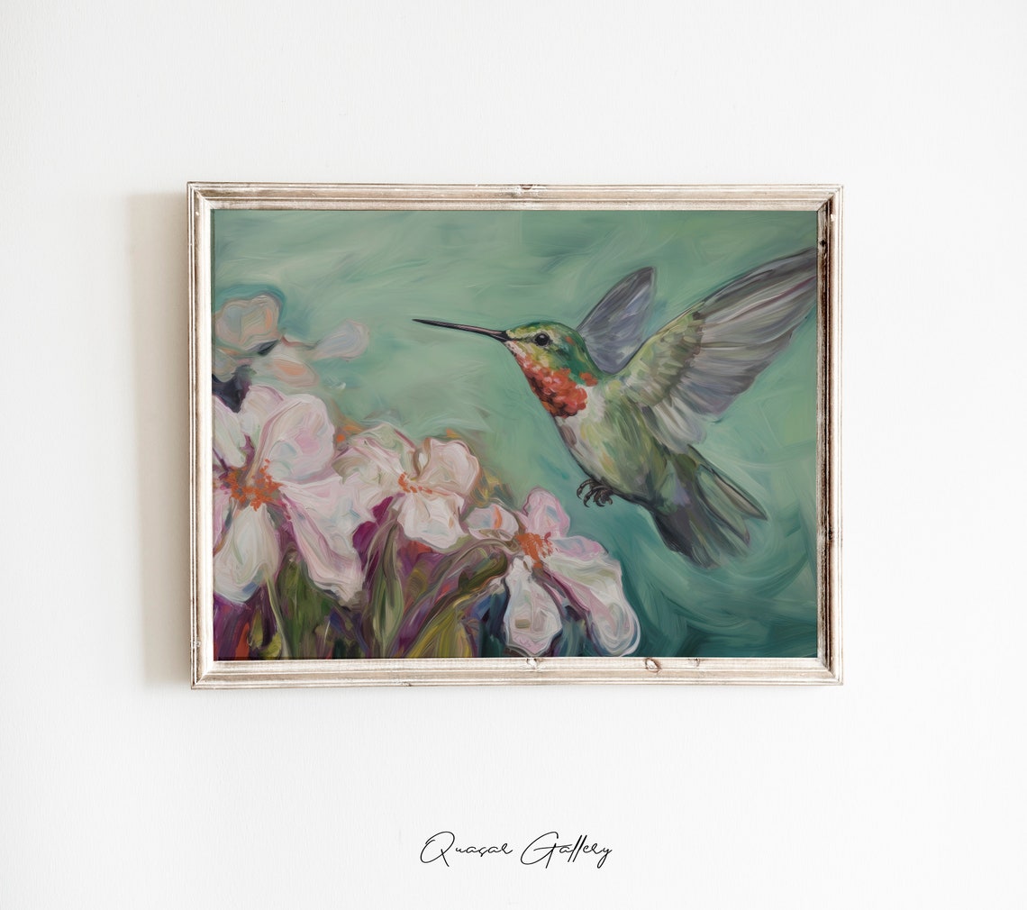 Hummingbird - Watercolor Art - Image 3